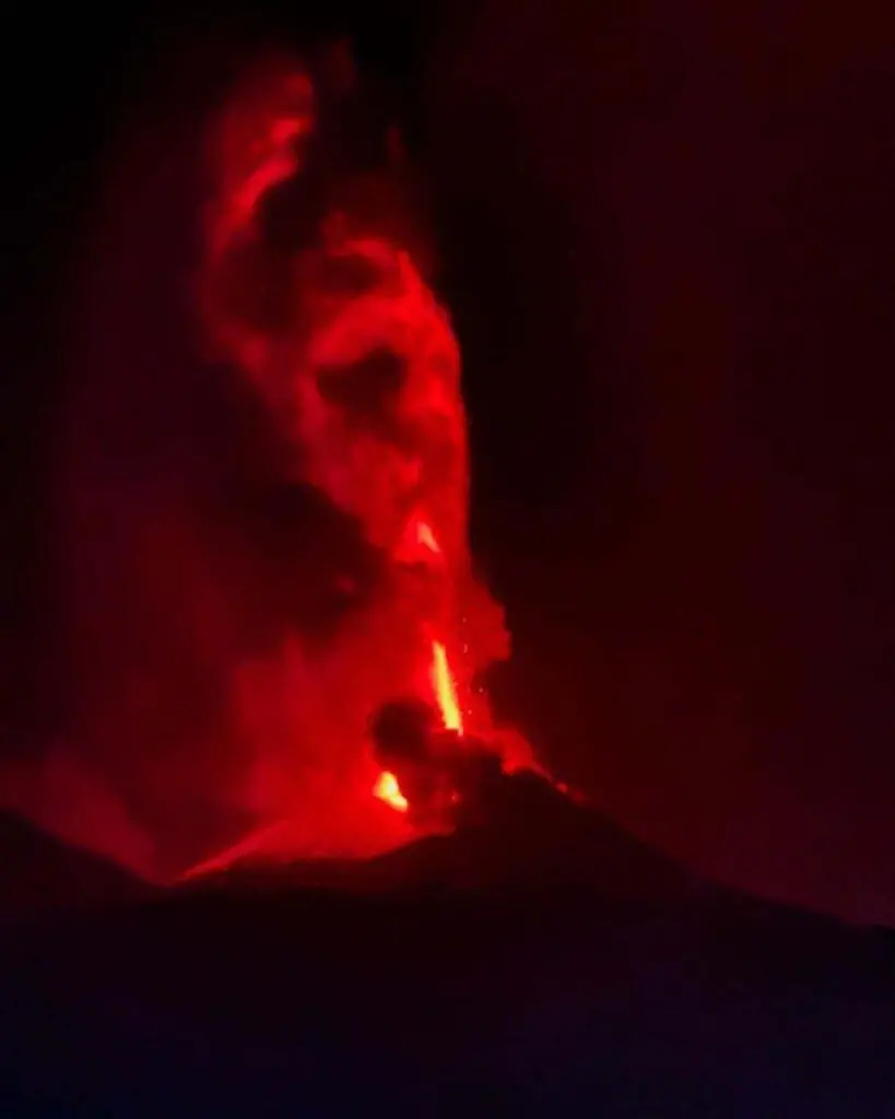 eruzione etna ferragosto