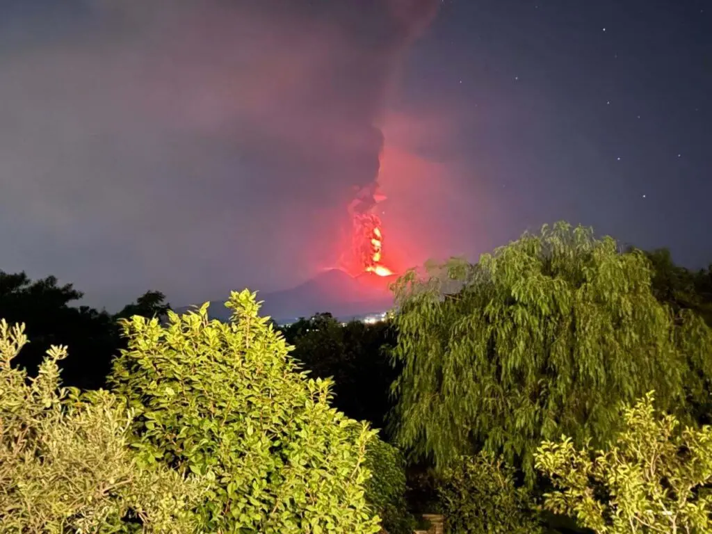 eruzione etna ferragosto