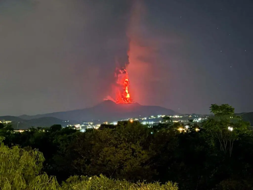 eruzione etna ferragosto