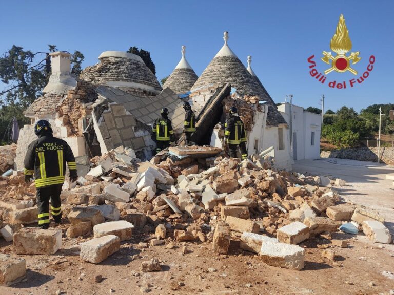 esplode trullo cisternino