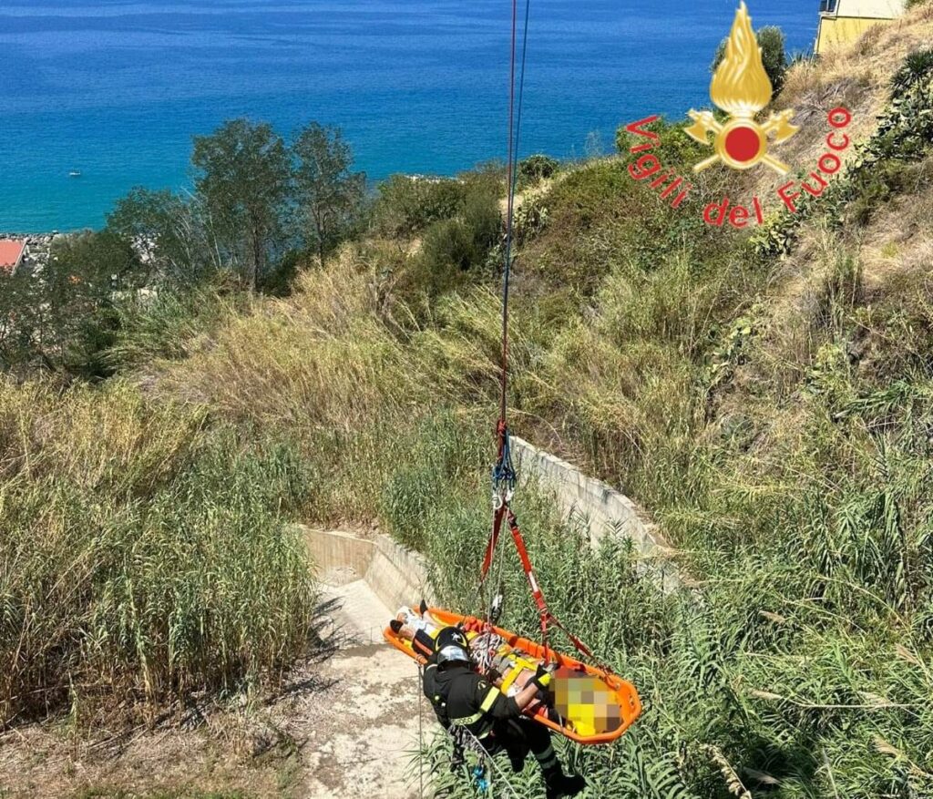 uomo soccorso a pizzo