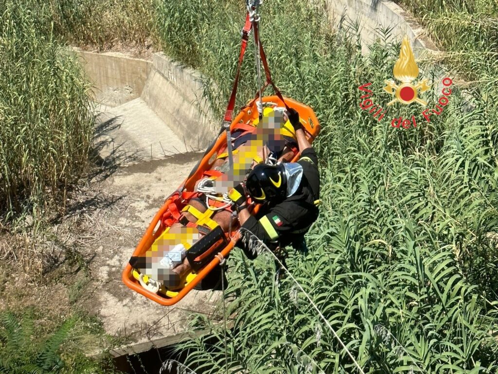 uomo soccorso a pizzo