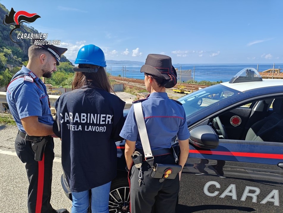 Carabinieri Reggio Calabria tutela lavoro