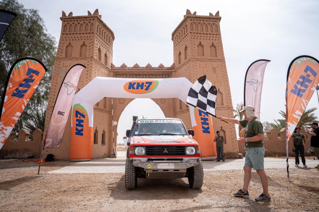 La partenza di Ricciari al Rally Classics Africa 2024