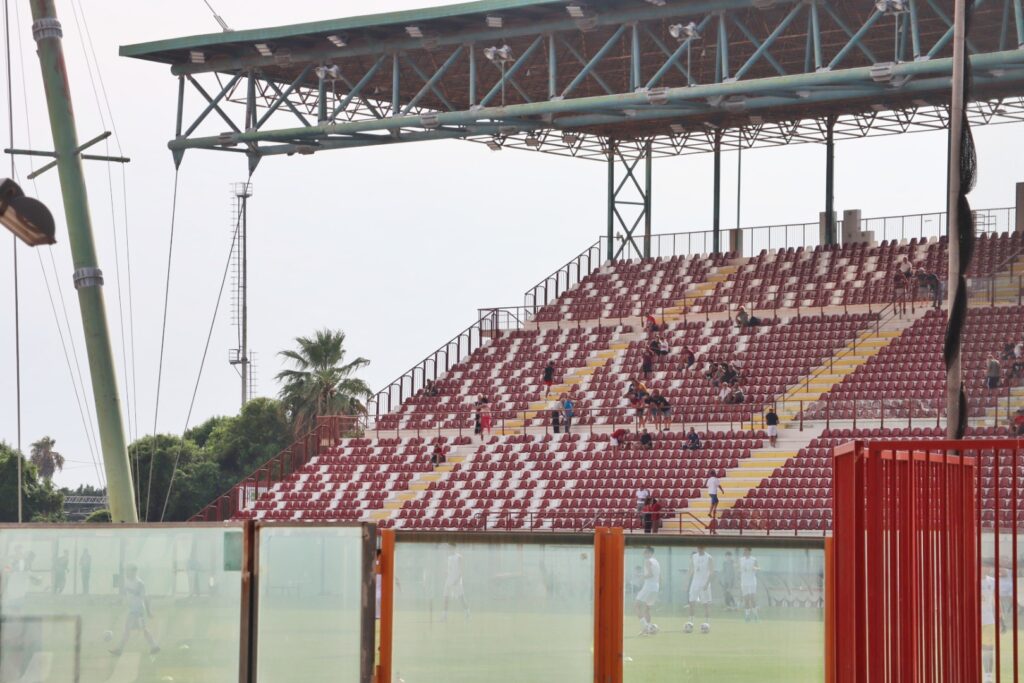 Lavori stadio Granillo