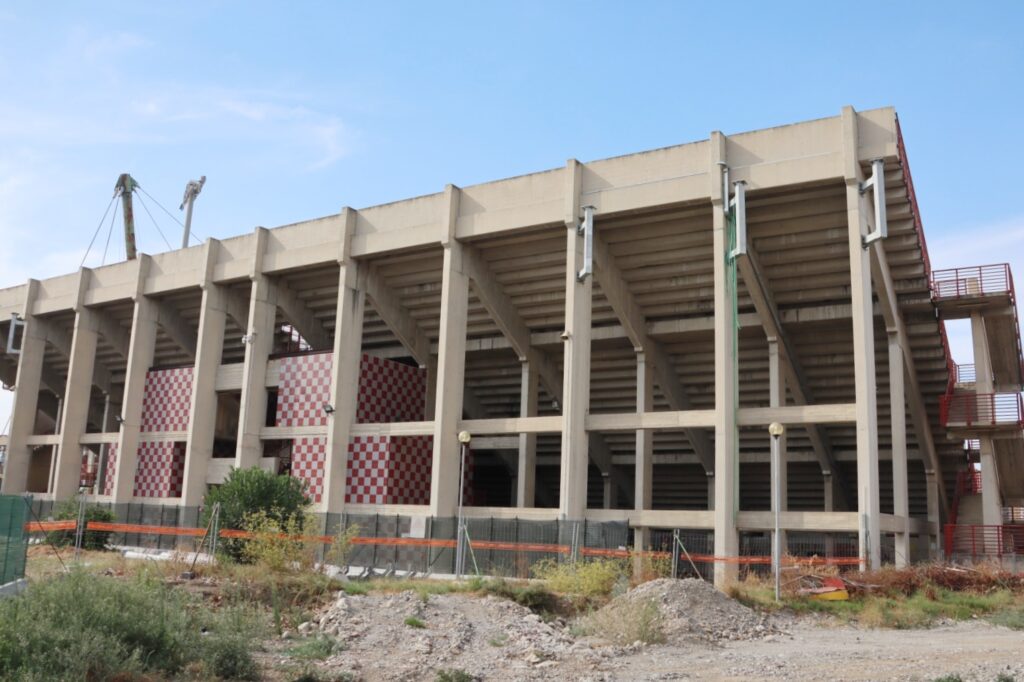 Lavori stadio Granillo