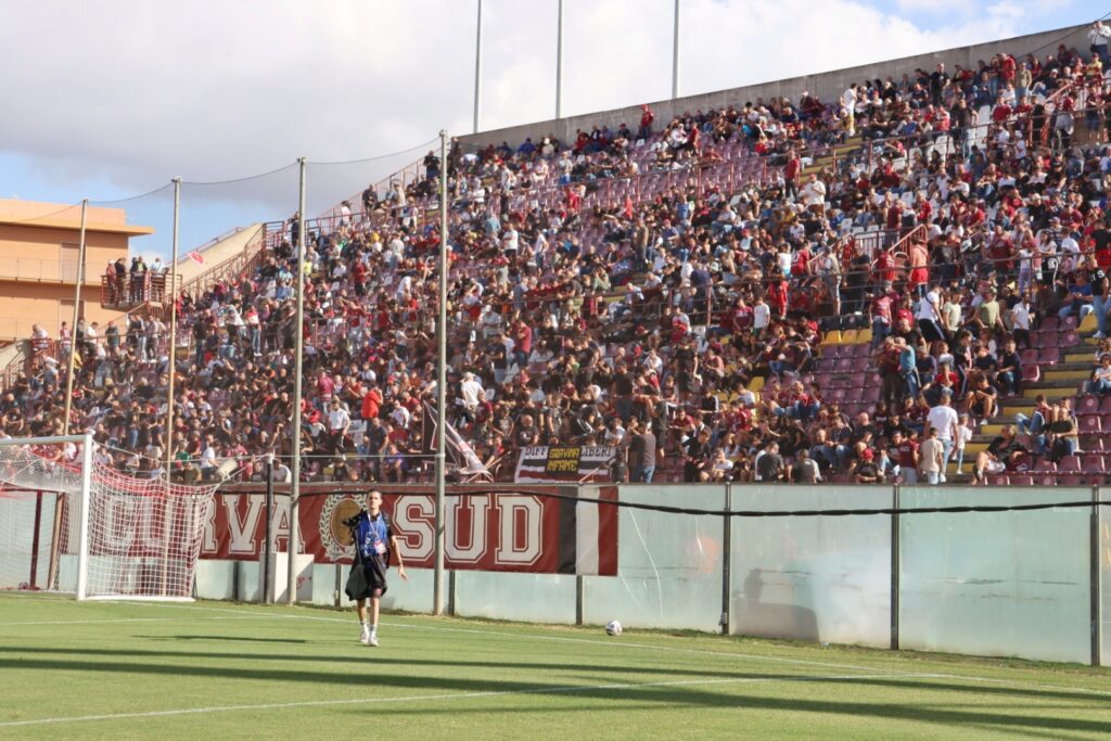 Reggina-Ragusa Curva Sud tifosi Granillo