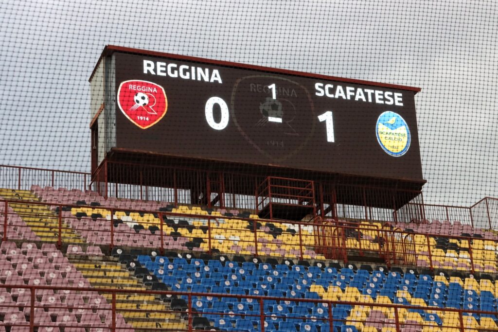 Reggina-Scafatese tabellone Granillo