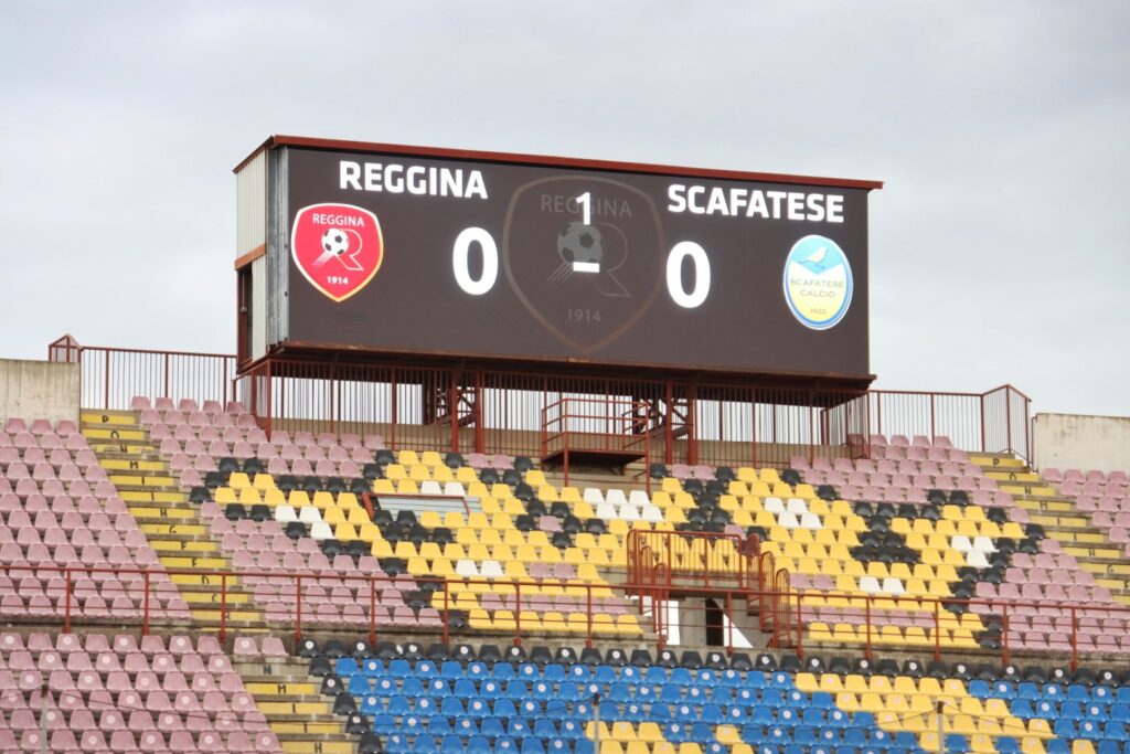 Reggina-Scafatese tabellone Granillo