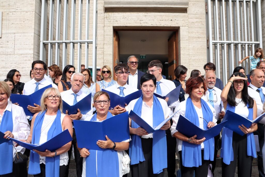 festa di madonna sotto la pioggia