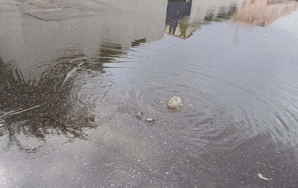 gallico marina allagata dopo la pioggia