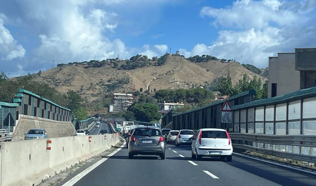 lavori in tangenziale traffico