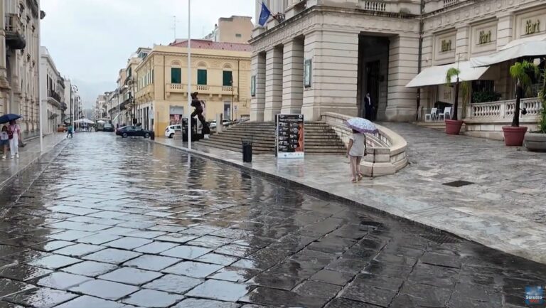 pioggia a reggio calabria