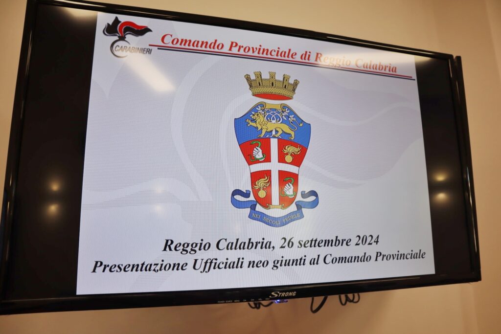 presentazione nuovi Ufficiali carabinieri reggio calabria