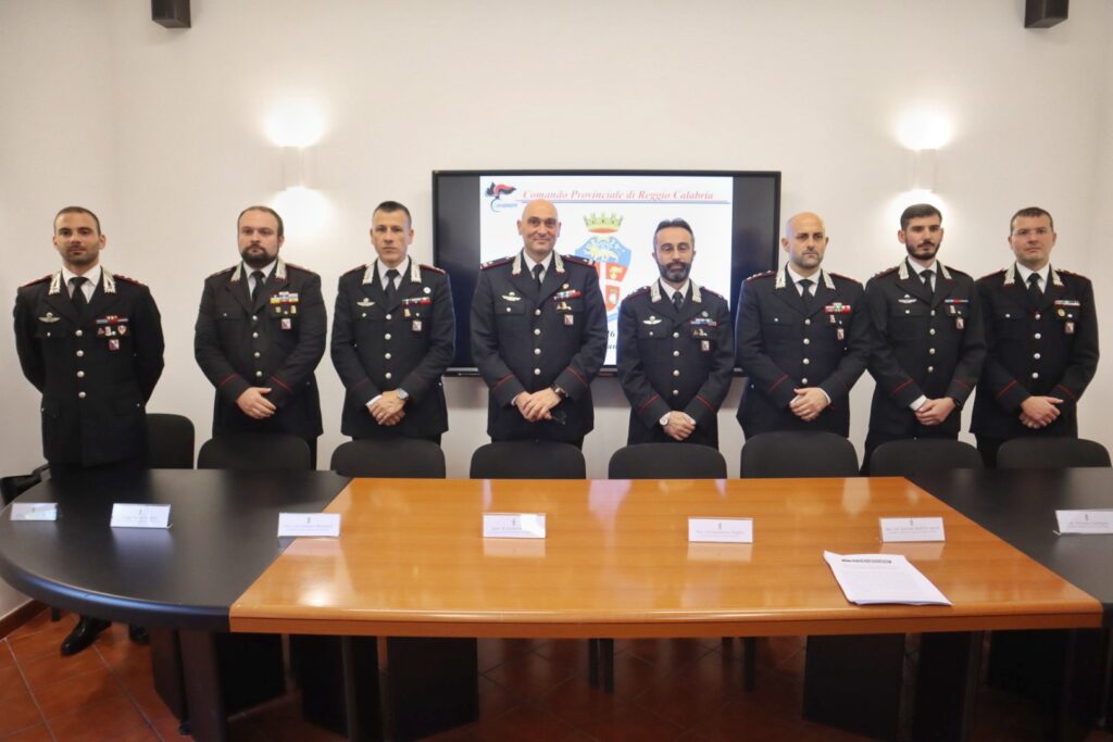 presentazione nuovi Ufficiali carabinieri reggio calabria