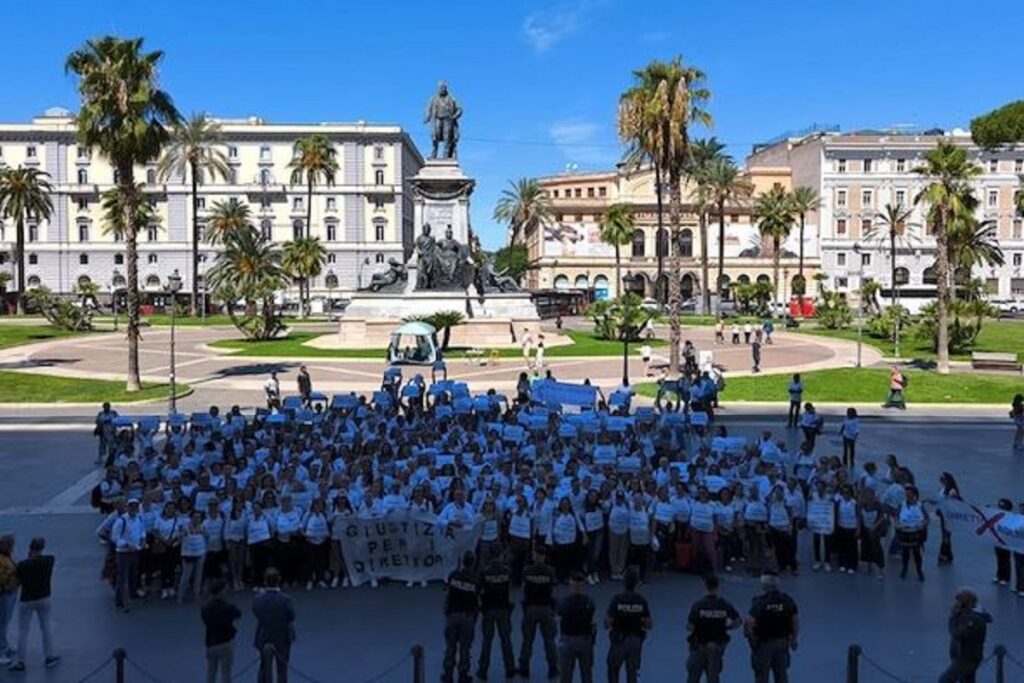 protesta a Roma davanti la Corte di Cassazione 10 09 2024