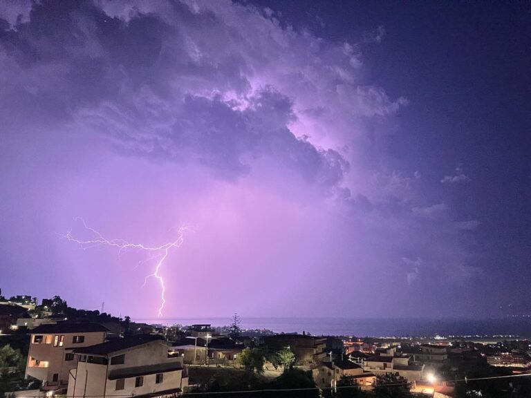 saetta reggio calabria maltempo