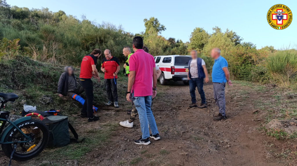 soccorso etna mountain biker