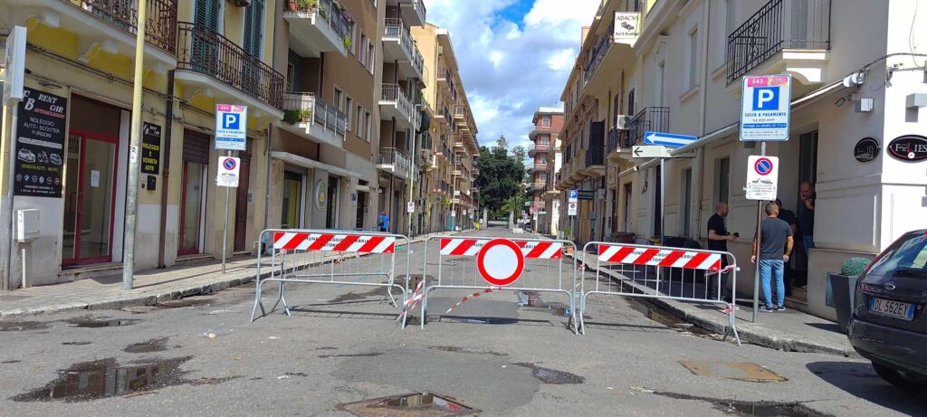 strade del centro chiuse al traffico