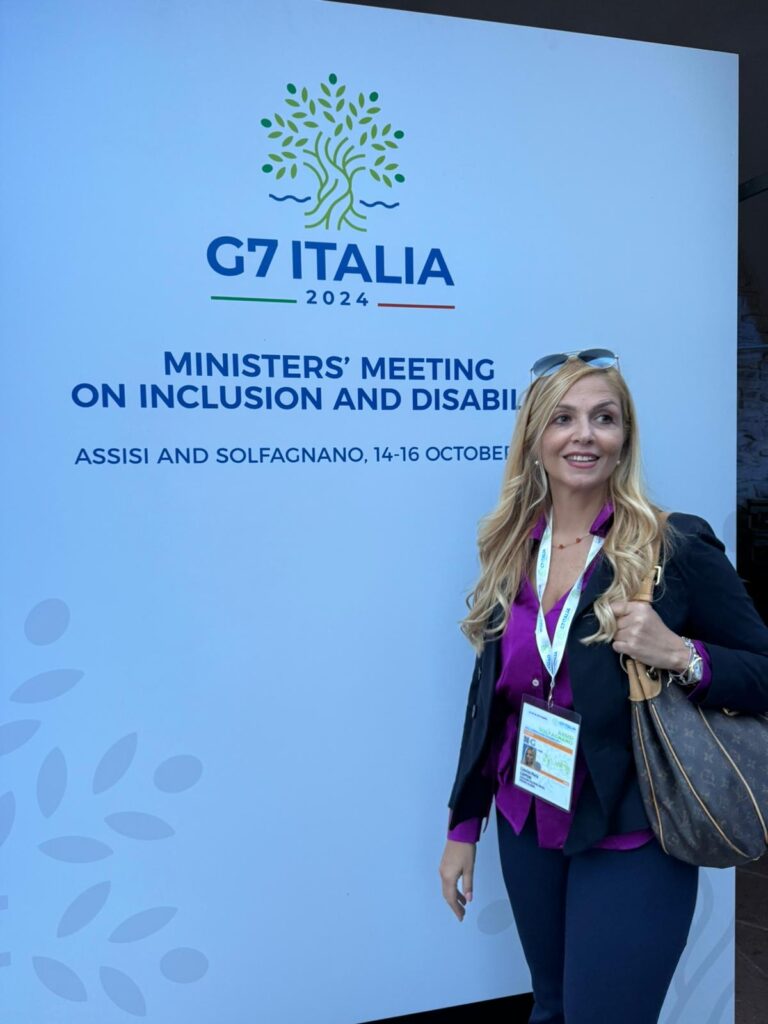 Caterina Capponi assessore calabria al g7 assisi