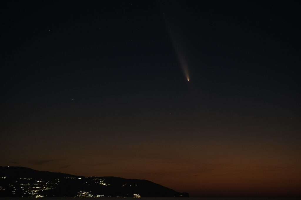 Cometa C2023 A3 Tsuchinshan-ATLAS Milazzo