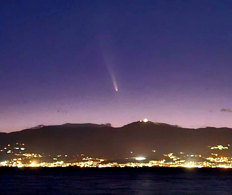 Cometa C2023 A3 Tsuchinshan-ATLAS Milazzo