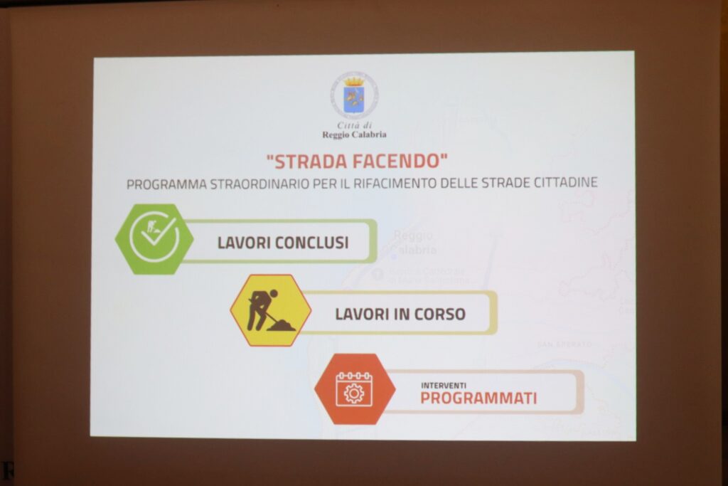 Conferenza piano straordinario rifacimento strade a Reggio Calabria