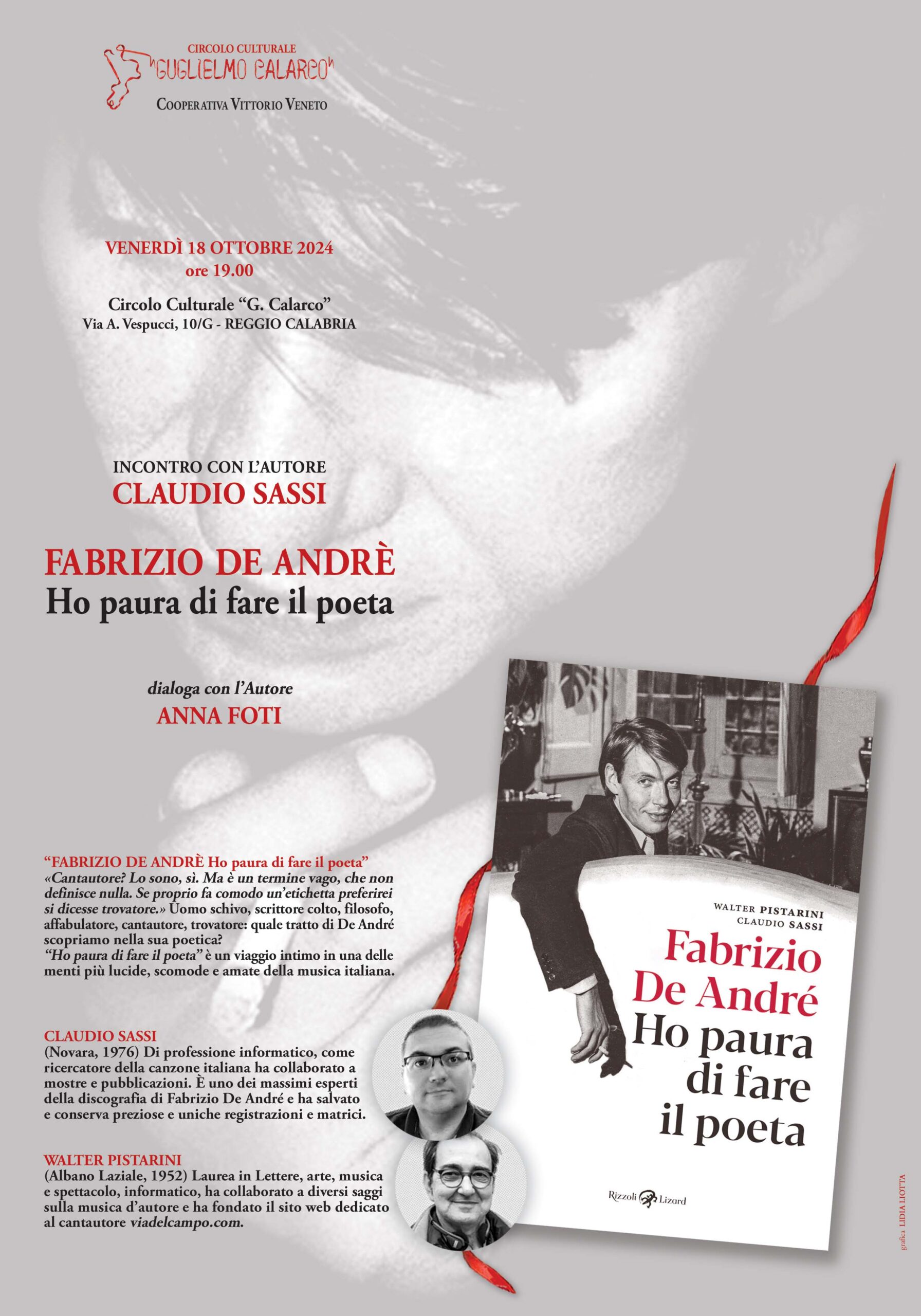 Fabrizio De Andrè Ho paura di fare il poeta