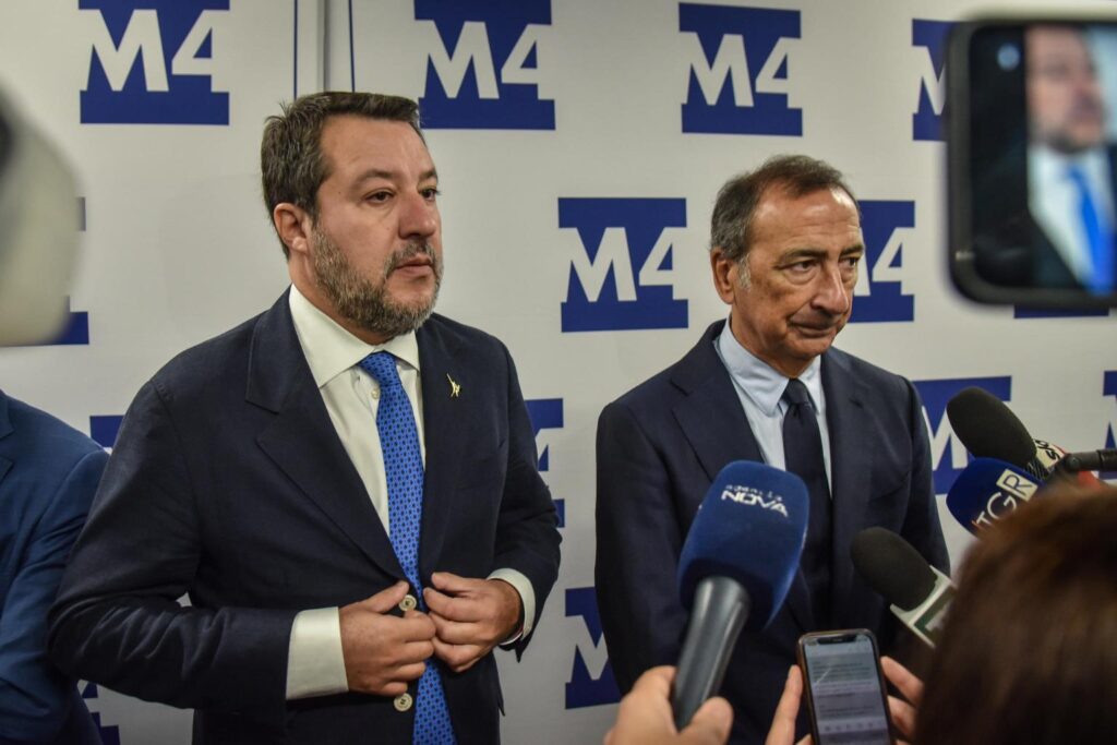 Inaugurazione Metro M4 Milano Salvini e Sala