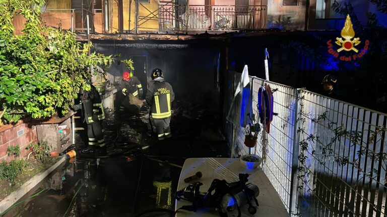 Incendio Barcellona Pozzo Gotto