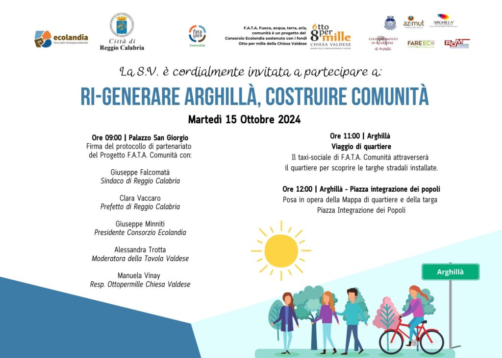 Invito Ri-generare Arghillà - Costruire Comunità