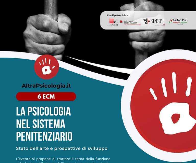 LOCANDINA LA PSICOLOGIA NEL SISTEMA PENITENZIARIO