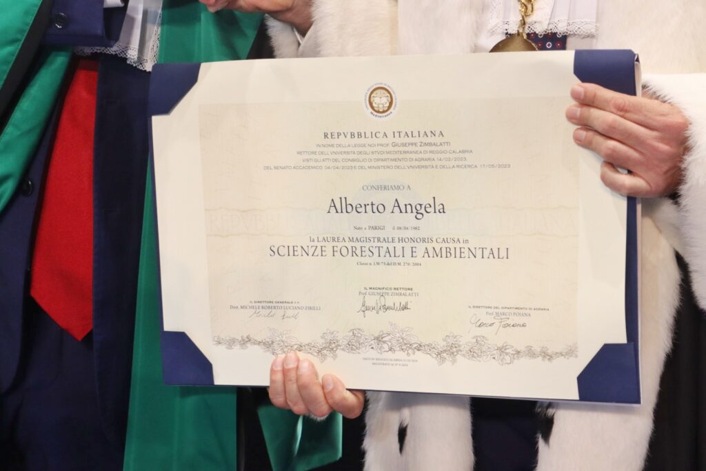 Laurea Honoris Causa Alberto Angela Università Mediterranea Reggio Calabria