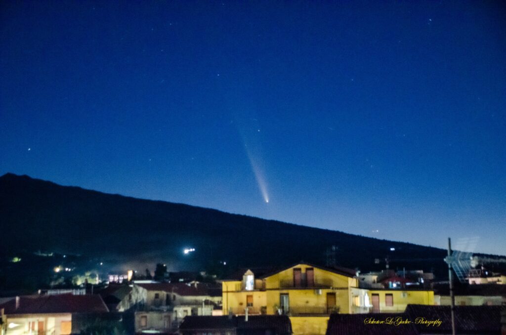 Cometa C2023 A3 Tsuchinshan-ATLAS Milazzo