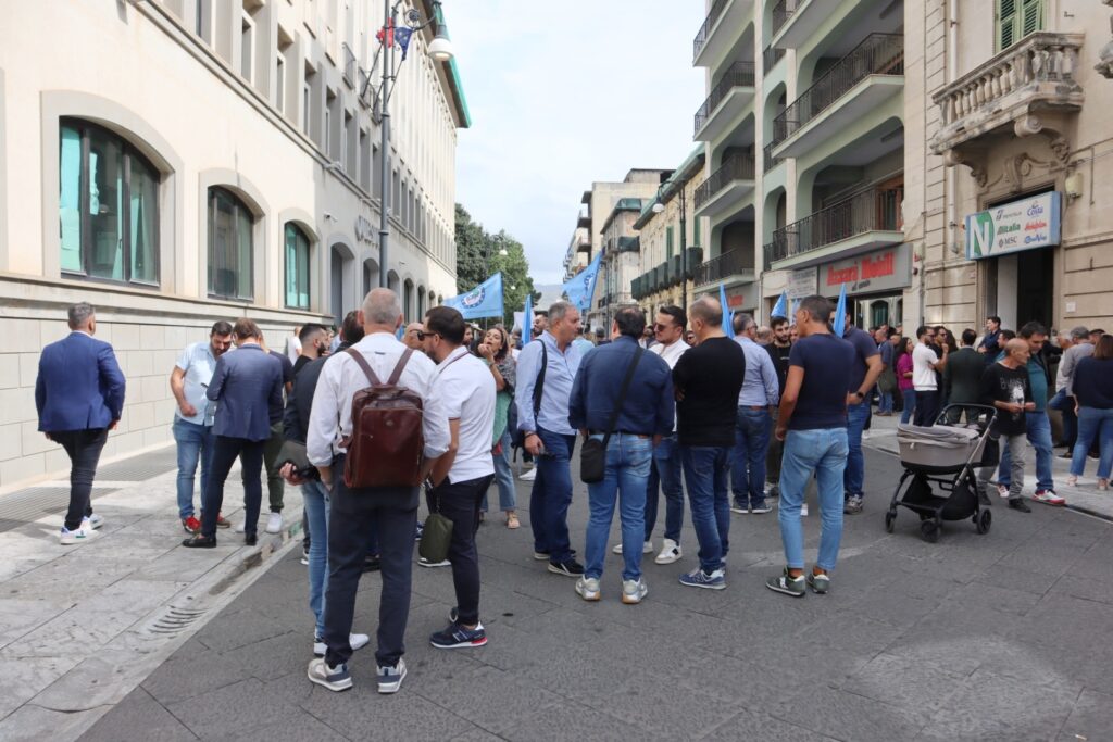 Manifestazione sindacati polizia