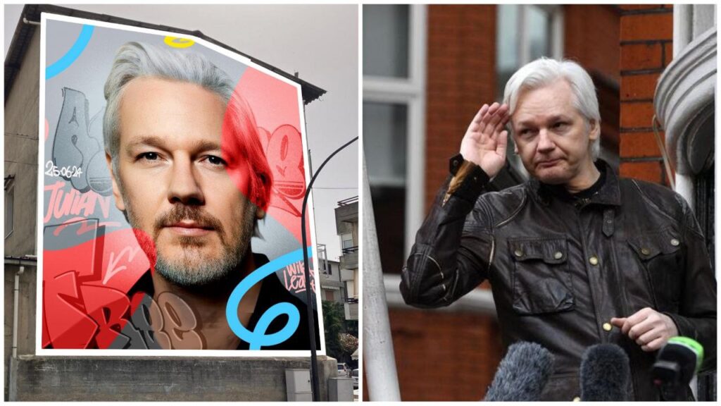 Murale Julian Assange