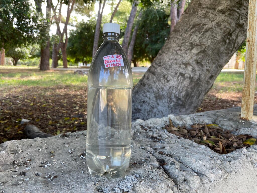 PFAS_GP_ReggioCalabria bottiglia acqua potabile fontana