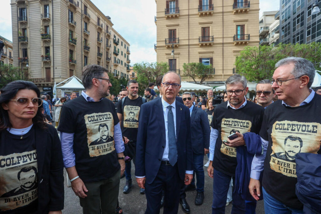 Processo Open Arms Corteo Lega