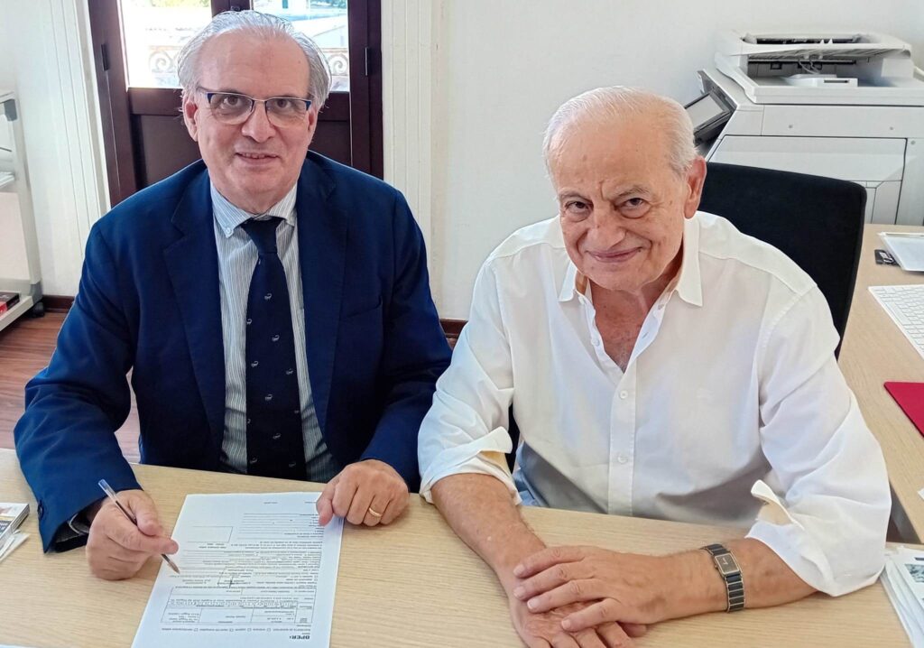 Prof. Vittorio Caminiti e Direttore Giuseppe Sciacca Fondazione ITS (2)