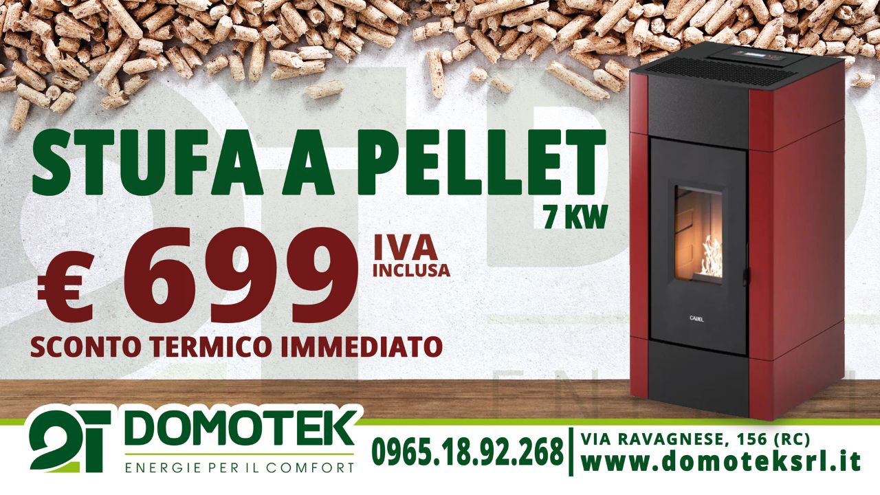 Promozione Stufe a pellet Domotek Reggio Calabria