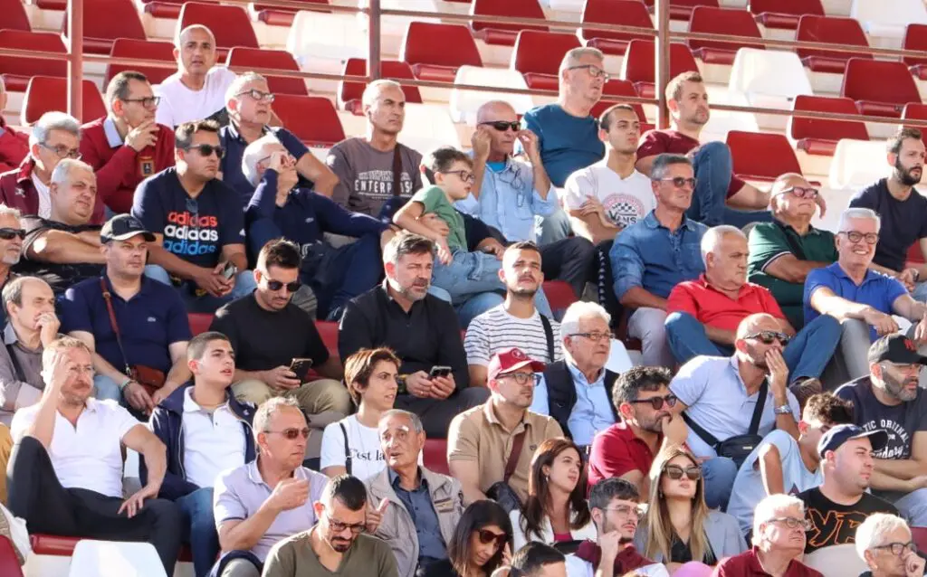 Reggina-Acireale tifosi Granillo Tribuna