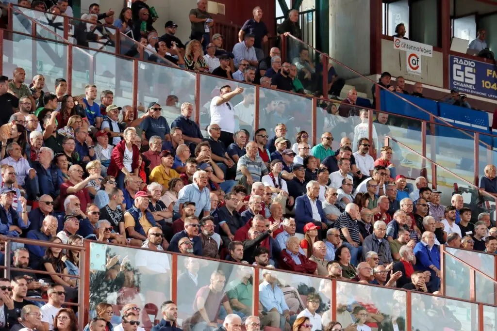 Reggina-Acireale tifosi Granillo Tribuna