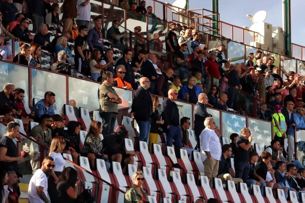 Reggina-Acireale tifosi Granillo Tribuna