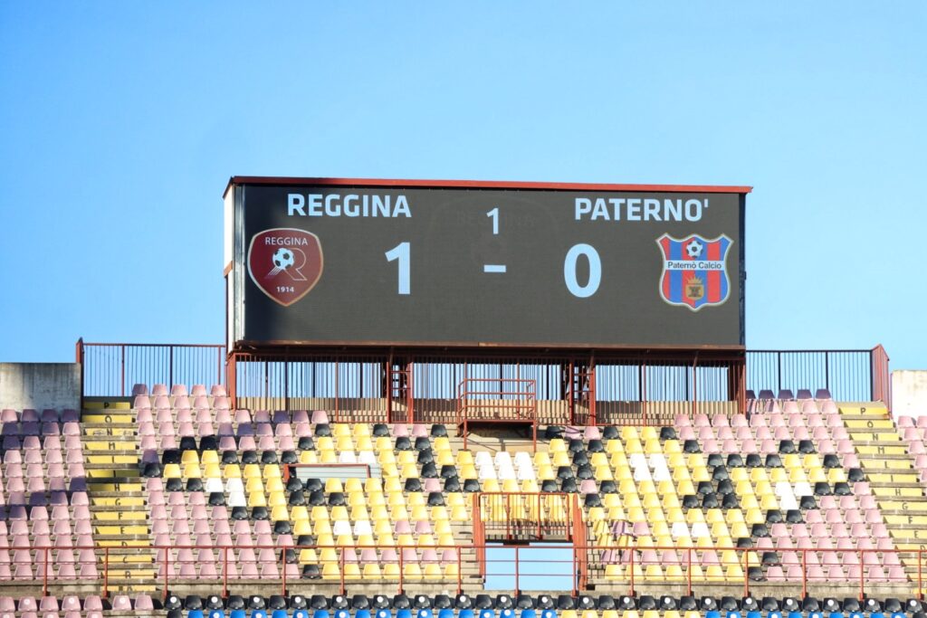 Reggina-Paternò tabellone granillo