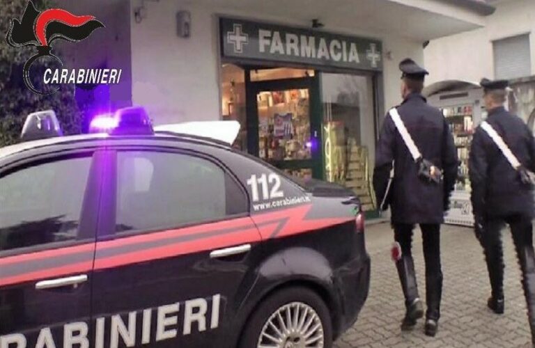 carabinieri rapina farmacia