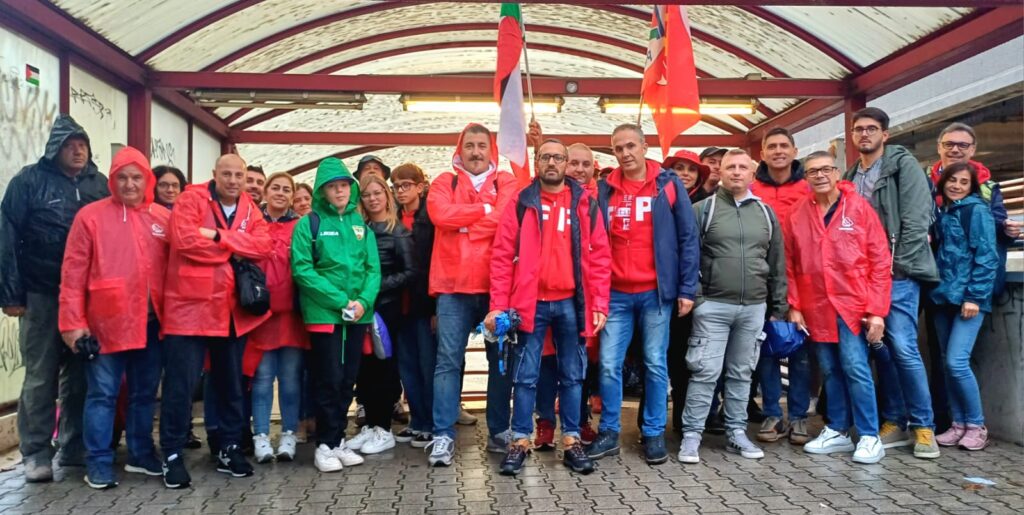 manifestazione sindacati Roma