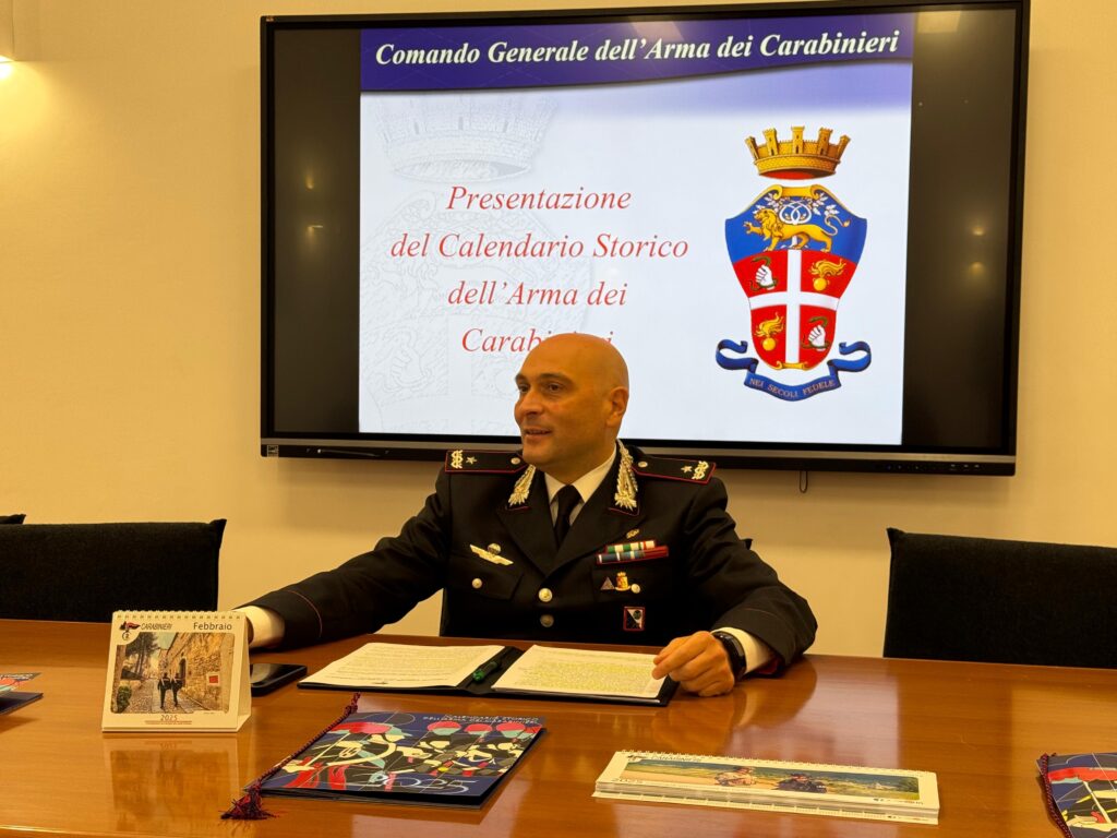 presentato il calendario storico dei Carabinieri