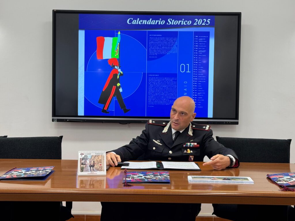 presentato il calendario storico dei Carabinieri