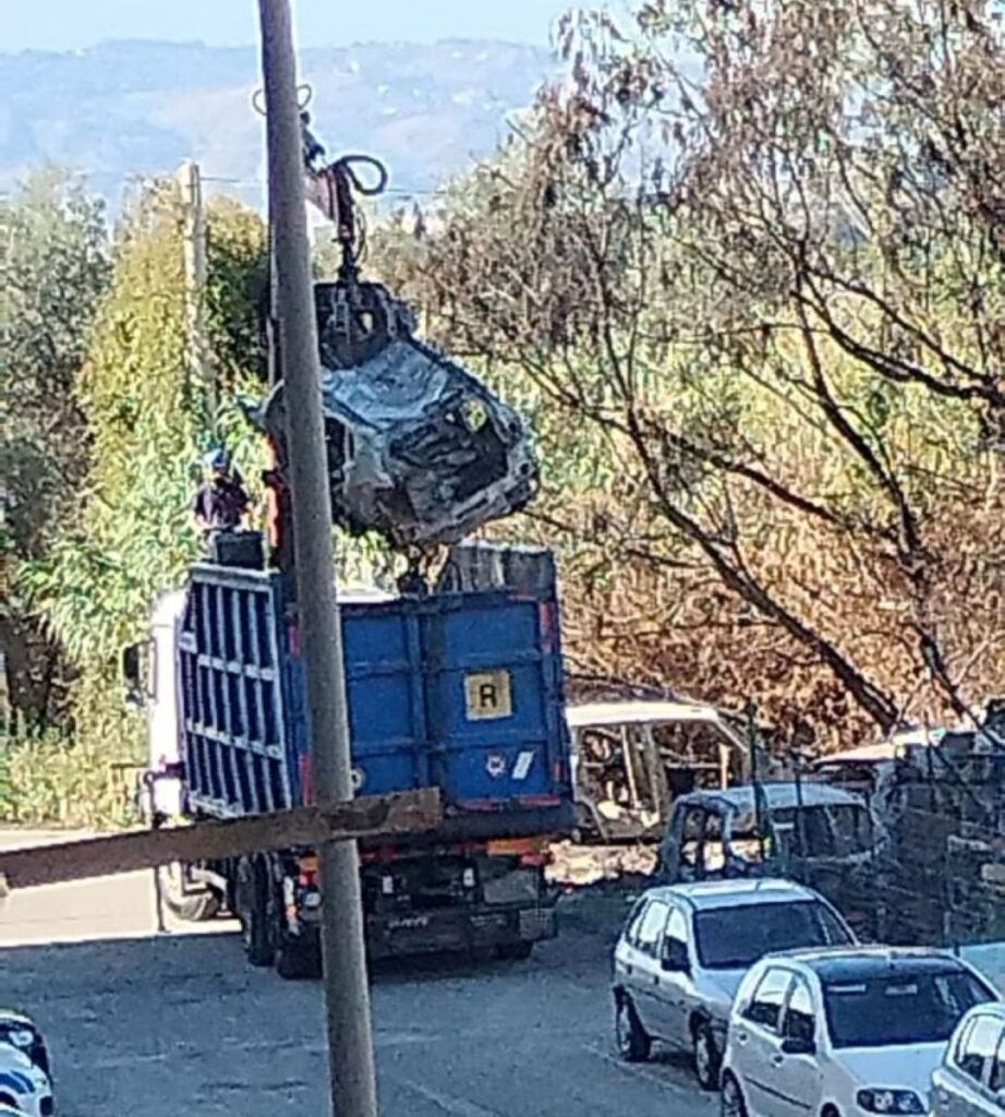 rimozione carcasse macchine arghillà