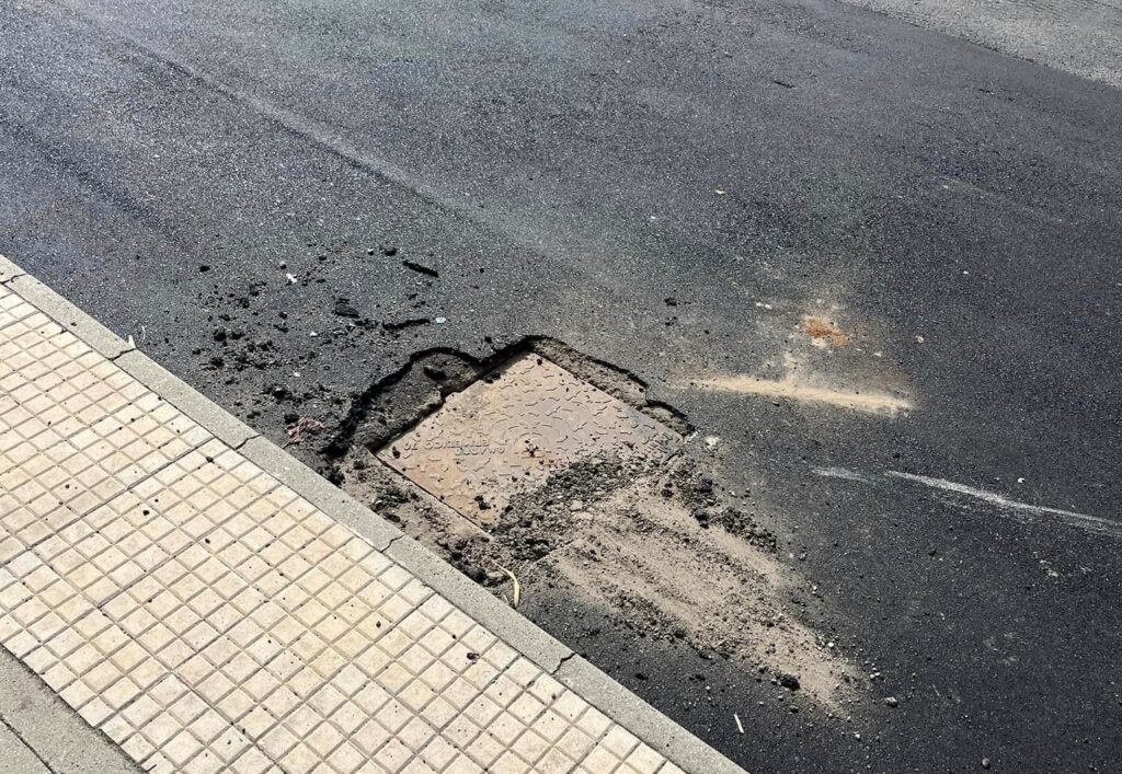 strade asfaltate male a gallico